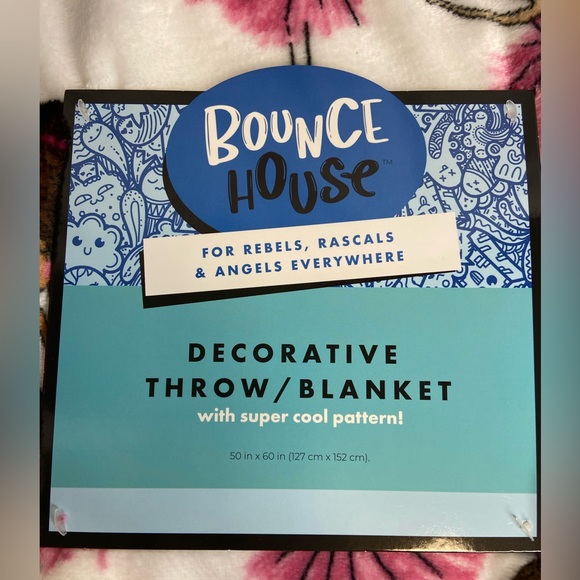 Bounce House Decorative Throw Ballerinas 50” x 60” NWT - Picture 2 of 4
